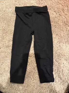 Little Sleepies Black Kids Leggings